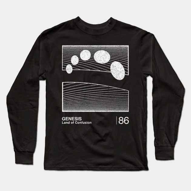 Genesis / Minimalist Graphic Design Fan Artwork Long Sleeve T-Shirt by saudade